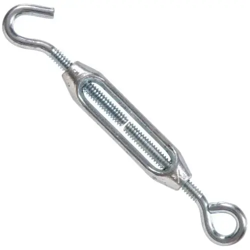 FG- HOOK-EYE TURN BUKL 10MM 24T X 5-5/8 IN FG- HOOK-EYE TURN BUKL 10MM 24T X 5-5/8 IN