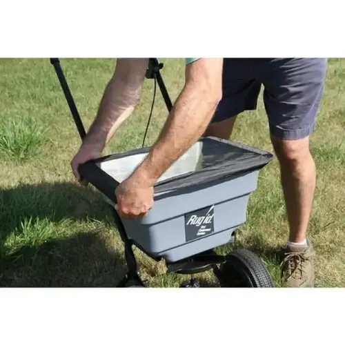 Push Broadcast Spreader, 75 lb Capacity, 10" Pneumatic Tires, 8-10 ft Swath Push Broadcast Spreader, 75 lb Capacity, 10" Pneumatic Tires, 8-10 ft Swath