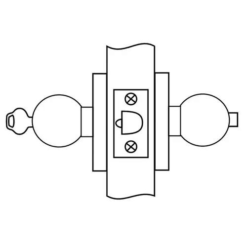 CK4451 Entrance Lockset, Satin Bronze CK4451 Entrance Lockset, Satin Bronze