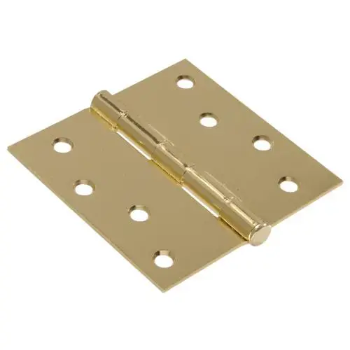 CD - HINGE - SQ FM 4IN 2PC BRASS PLATED CD - HINGE - SQ FM 4IN 2PC BRASS PLATED