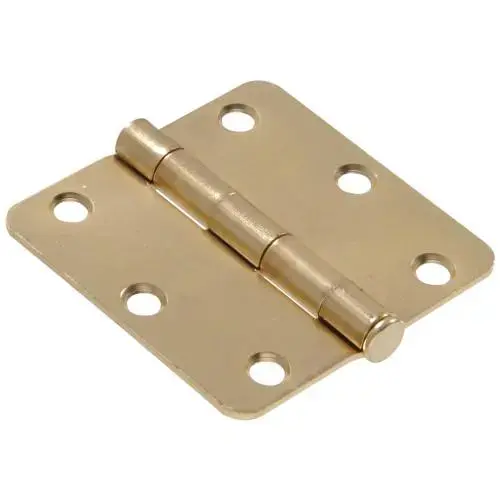 CD - 1/4RD FM HNG 3IN 1PC BRASS PLATED CD - 1/4RD FM HNG 3IN 1PC BRASS PLATED