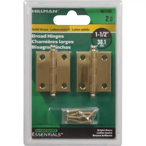 CD - B/T HG SB 1.5X1.25IN BRIGHT BRASS CD - B/T HG SB 1.5X1.25IN BRIGHT BRASS