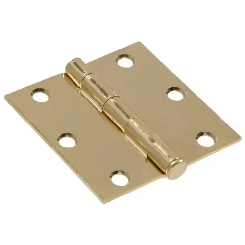 CD - HINGE - SQ FM 3IN 1PC BRASS PLATED CD - HINGE - SQ FM 3IN 1PC BRASS PLATED