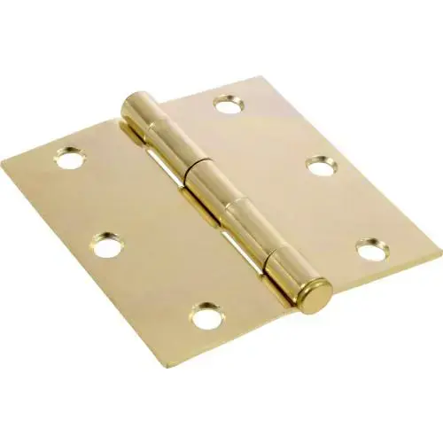 CD - HINGE - SQFM 3.5IN 2PC BRASS PLATED CD - HINGE - SQFM 3.5IN 2PC BRASS PLATED