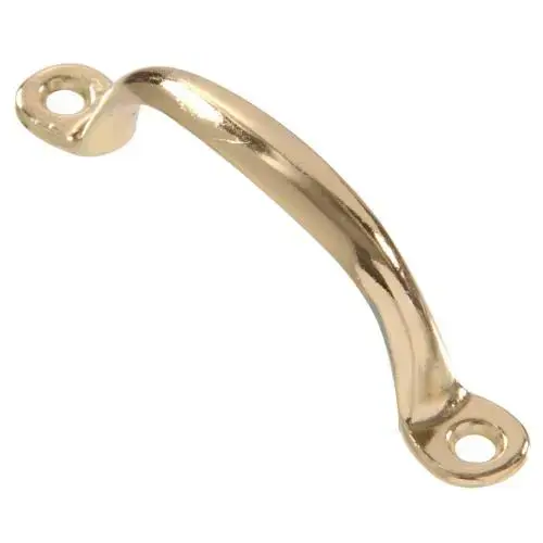 CD - UTILITY DOOR PULL 3-3/4 IN BRASS PLTD CD - UTILITY DOOR PULL 3-3/4 IN BRASS PLTD