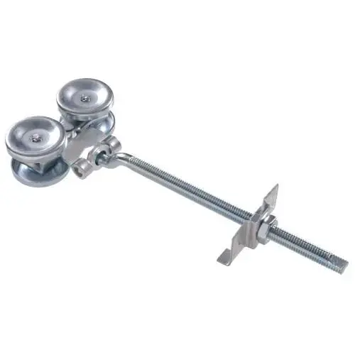 Flexible Box Rail Hanger, Offset Bolt, Nylon Bearing, 9" Flexible Box Rail Hanger, Offset Bolt, Nylon Bearing, 9"