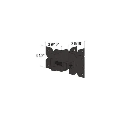 933000000 07 RESIDENTIAL HINGE SET BLACK 933000000 07 RESIDENTIAL HINGE SET BLACK