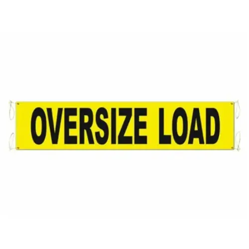 WIDE LOAD/OS LOAD BANNER W/ACC 18X84 WIDE LOAD/OS LOAD BANNER W/ACC 18X84