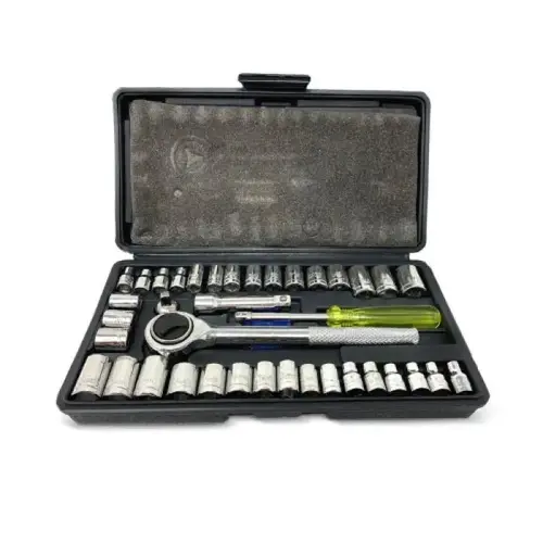 S040 40 PCS SAE METRIC SOCKET SET S040 40 PCS SAE METRIC SOCKET SET