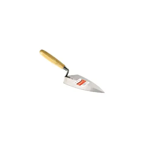 5-1/2 INCH WOOD HANDLE POINTING TROWEL 5-1/2 INCH WOOD HANDLE POINTING TROWEL