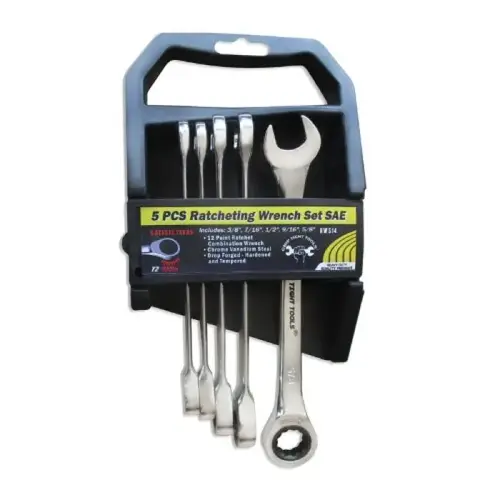 5 PCS RATCHETING METRIC WRENCH SET 5 PCS RATCHETING METRIC WRENCH SET