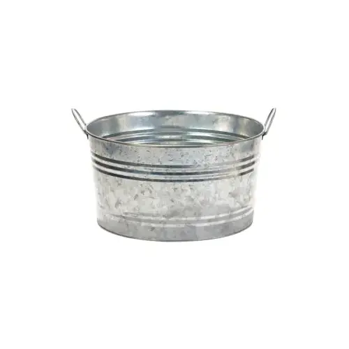 15 GALLON GALVANIZED ROUND TUB 15 GALLON GALVANIZED ROUND TUB
