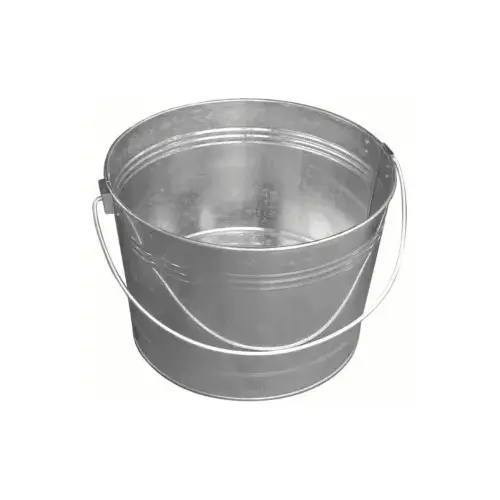 4.25 GALLON GALVANIZED ROUND TUB 4.25 GALLON GALVANIZED ROUND TUB