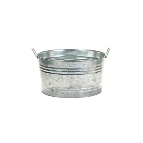 10.5 GALLON GALVANIZED ROUND TUB 10.5 GALLON GALVANIZED ROUND TUB