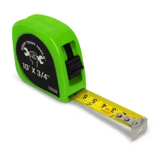 10 FOOT X 3/4 INCH NEONTAPE MEASURE 10 FOOT X 3/4 INCH NEONTAPE MEASURE