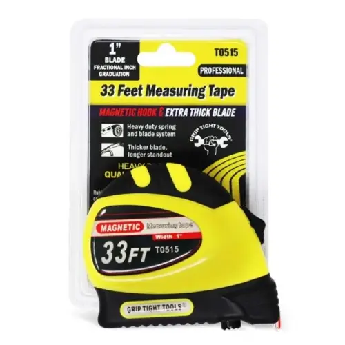 33 FOOT X 1 INCH TAPE MEASURE 33 FOOT X 1 INCH TAPE MEASURE