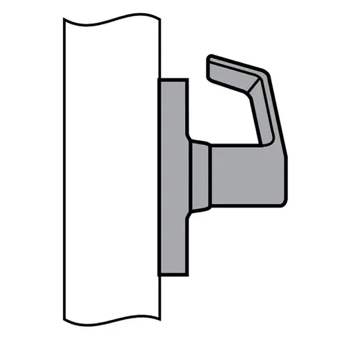 Half Dummy Newport Lever, Grade 2, 626/US26D Satin Chrome Half Dummy Newport Lever, Grade 2, 626/US26D Satin Chrome