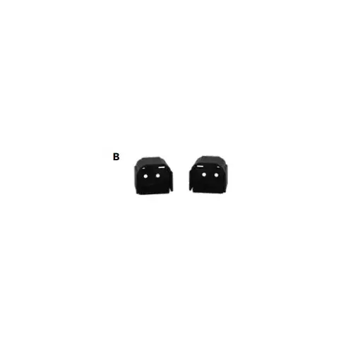 Designer Aluminum Deck Rail Level Bracket, Black, Pack of 2 Designer Aluminum Deck Rail Level Bracket, Black, Pack of 2