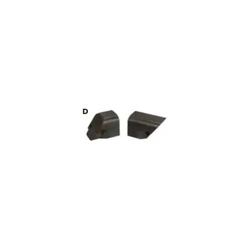 Aluminum Black Fixed Straight Deck Railing Bottom Rail Bracket, Pack of 2 Aluminum Black Fixed Straight Deck Railing Bottom Rail Bracket, Pack of 2