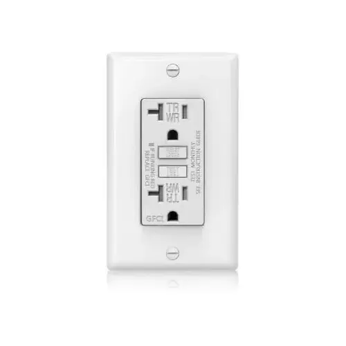 GLS20ATRWRWH 2 OUTLET GFCI 20 AMPS GLS20ATRWRWH 2 OUTLET GFCI 20 AMPS