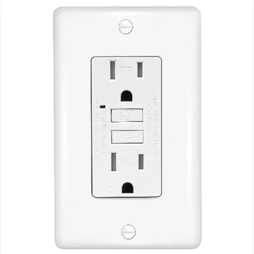 15A TAMPER RESISTANT GFCI W COVER W 15A TAMPER RESISTANT GFCI W COVER W