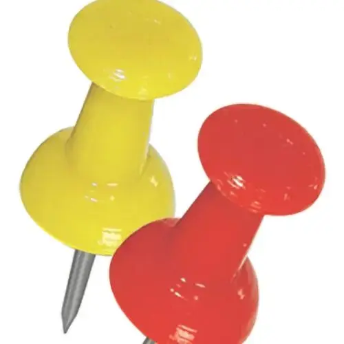 Colored Push Pins, Pack of 25 Colored Push Pins, Pack of 25