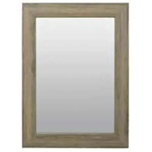 20 In. x 26 In. Palomino Tan Framed Wall Mirror 20 In. x 26 In. Palomino Tan Framed Wall Mirror