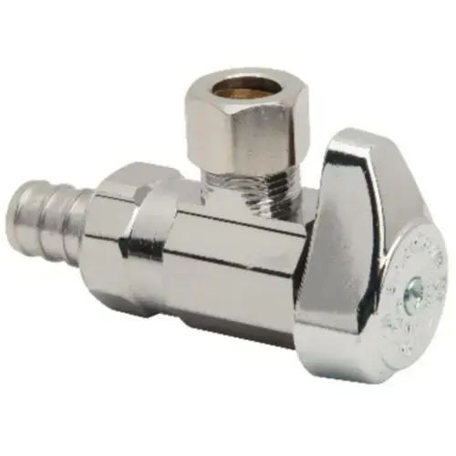 1/2 X 3/8 IN OD BARBED ANGLE STOP 1/2 X 3/8 IN OD BARBED ANGLE STOP