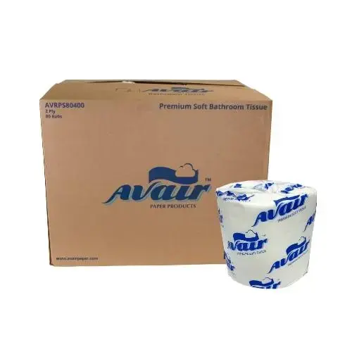 2-Ply Standard Roll Bath Tissue, White, Case of 80 2-Ply Standard Roll Bath Tissue, White, Case of 80