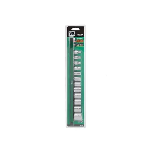 SK 12 PIECE SAE 3/8-IN DRIVE AND SOCKET SK 12 PIECE SAE 3/8-IN DRIVE AND SOCKET