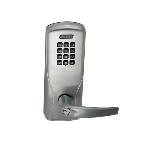 KIT - Standalone Keypad Exit Trim for Rim/Concealed Vertical Rod/Concealed Vertical Cable Exit Devices, Manually Programmed, Athens Lever, SFIC Less Small Format Cylinder not Included), Satin Chrome 626 KIT - Standalone Keypad Exit Trim for Rim/Concealed Vertical Rod/Concealed Vertical Cable Exit Devices, Manually Programmed, Athens Lever, SFIC Less Small Format Cylinder not Included), Satin Chrome 626
