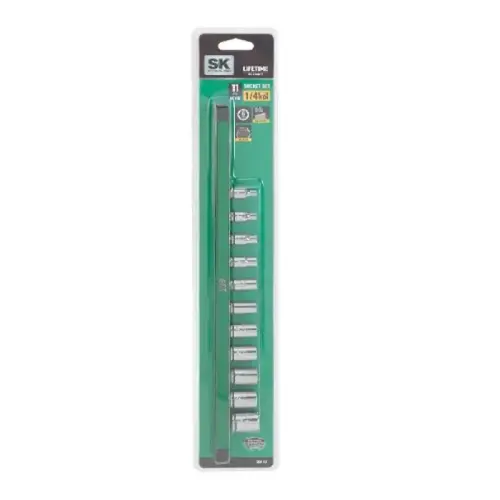 1/4" Drive Metric 6-Point Standard Socket Set, 11-Piece 1/4" Drive Metric 6-Point Standard Socket Set, 11-Piece