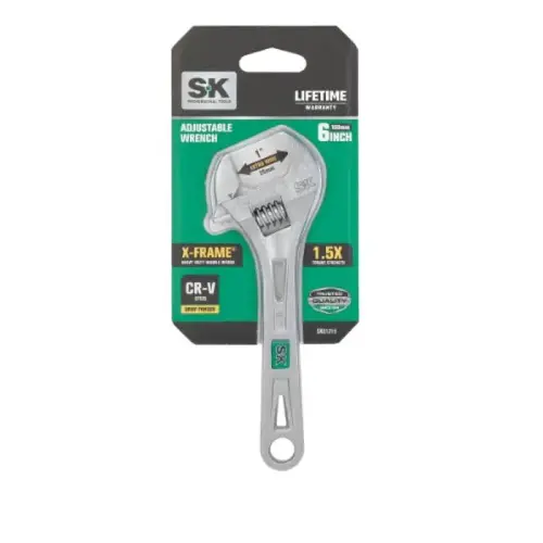 SK 6IN ADJUSTABLE WRENCH SK 6IN ADJUSTABLE WRENCH