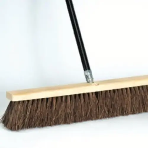 Push Broom Head, 18" Width, Palmyra Bristles Push Broom Head, 18" Width, Palmyra Bristles