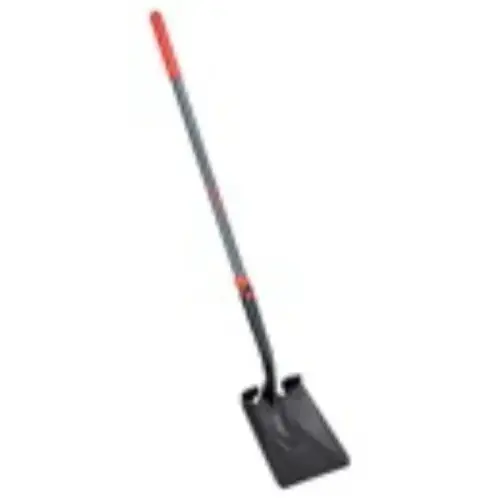 Square Point Shovel, 14-Gauge Boron Steel, Fiberglass Handle Square Point Shovel, 14-Gauge Boron Steel, Fiberglass Handle