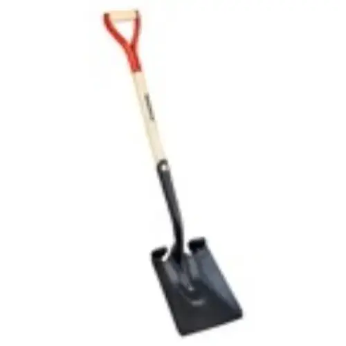 Square Point Shovel, Boron Steel, 14 Gauge, D-Grip Handle Square Point Shovel, Boron Steel, 14 Gauge, D-Grip Handle