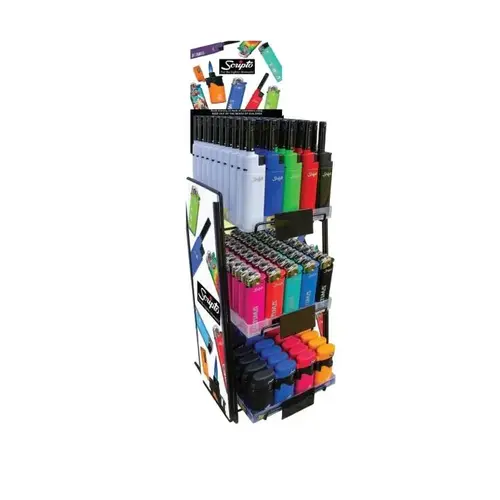 SCRIPTO 3 TIER POCKET LIGHTER RACK SCRIPTO 3 TIER POCKET LIGHTER RACK