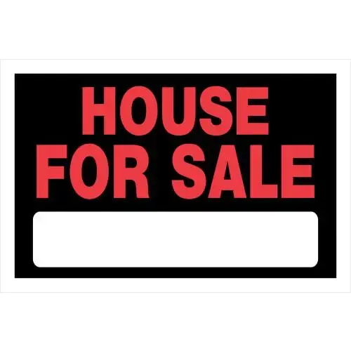 HOUSE FOR SALE 8INX12IN HOUSE FOR SALE 8INX12IN