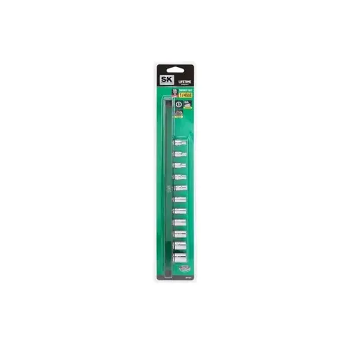 1/4" Drive, 6-Point SAE Standard Socket Set, Pack of 11 1/4" Drive, 6-Point SAE Standard Socket Set, Pack of 11