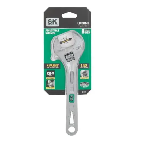 SK 8IN ADJUSTABLE WRENCH SK 8IN ADJUSTABLE WRENCH