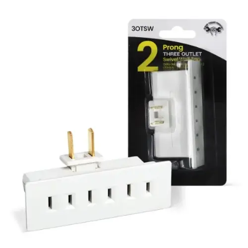 SWIVEL ELECTRICAL WALL TAP SWIVEL ELECTRICAL WALL TAP