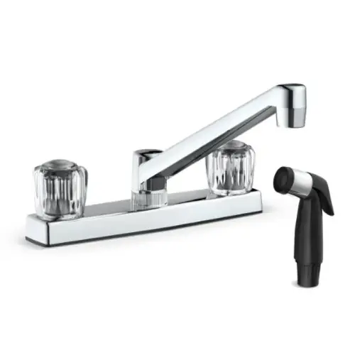NON-METALLIC KITCHEN FAUCET CHR W/SPR NON-METALLIC KITCHEN FAUCET CHR W/SPR