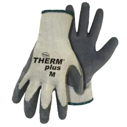 Fleece-Lined Knit Work Glove with Latex Palm, Small Fleece-Lined Knit Work Glove with Latex Palm, Small