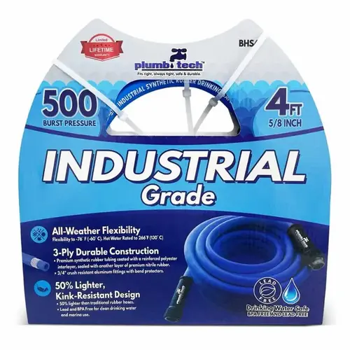 THE BLUE WATER HOSE 5/8IN X 4 FT THE BLUE WATER HOSE 5/8IN X 4 FT