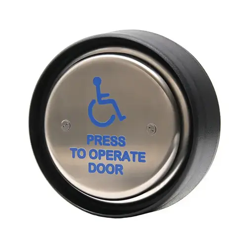 Clear Path 4" Round Radio Transmitter, Wall Mounted 9 Volt Battery