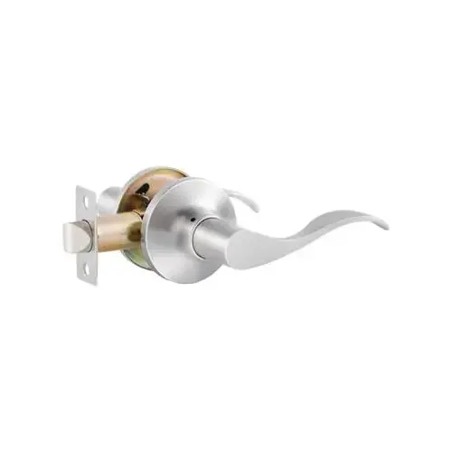 PASSAGE WAVE LEVER LOCK SATIN NICKEL PASSAGE WAVE LEVER LOCK SATIN NICKEL