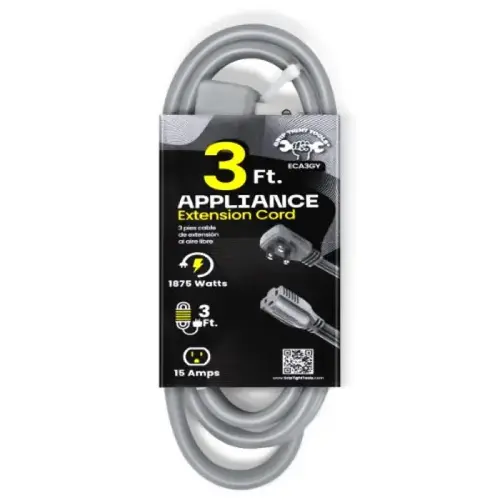 APPLIANCE CORD 3 FOOT 14/3 APPLIANCE CORD 3 FOOT 14/3
