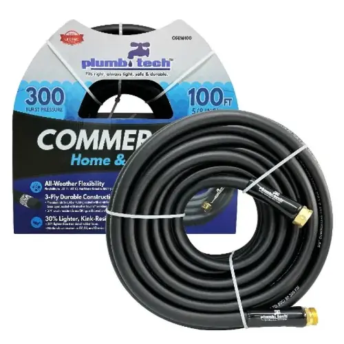 HOSE HOT & COLD WATER RUBBER 5/8X100 HOSE HOT & COLD WATER RUBBER 5/8X100