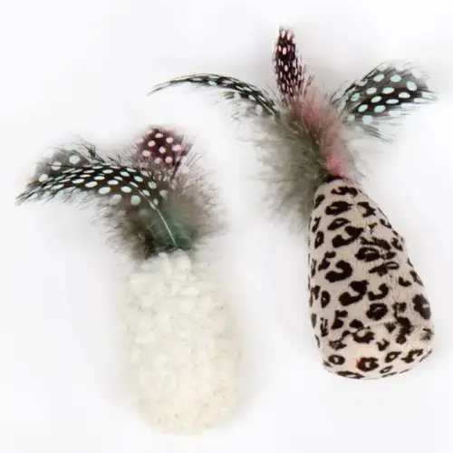 PET PARK BLVD FEATHER TAIL TOYS 2/PACK PET PARK BLVD FEATHER TAIL TOYS 2/PACK