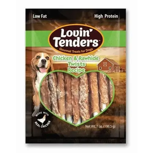 LOVIN TENDER CHIC RAWHIDE TWIST LOVIN TENDER CHIC RAWHIDE TWIST